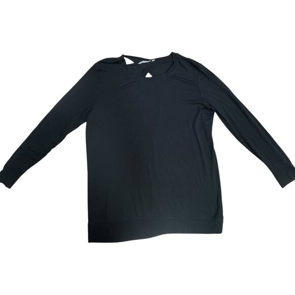 Athleta Tops - Athleta XL Black Open Back Long Sleeve Top – Modal Blend – FA17 – EUC